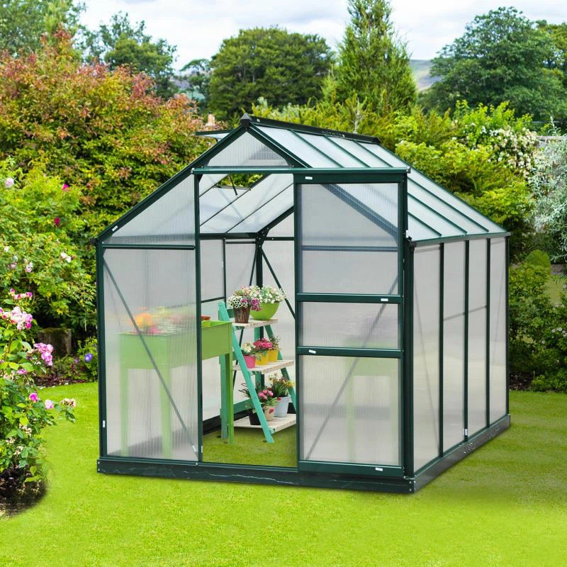 Polycarbonate walk-in garden greenhouse Polycarbonate walk-in garden greenhouse