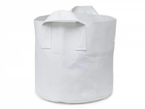 15 गैलन सफेद नॉनवॉवन फैब्रिक गार्डन ग्रो बैग