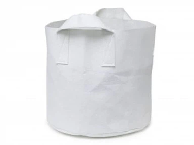 15 गैलन सफेद नॉनवॉवन फैब्रिक गार्डन ग्रो बैग