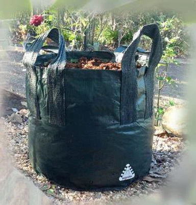 15L पीपी पीई प्लास्टिक बुना प्लान्टर बैग