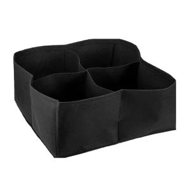 स्क्वायर फैब्रिक 4x4 उठाया रोपण बिस्तर कोई विधानसभा की आवश्यकता नहीं