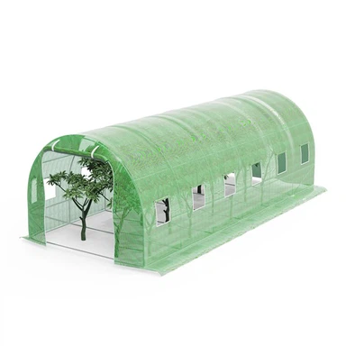 बिक्री के लिए 6x2x2 पॉलीटुनल ग्रीनहाउस