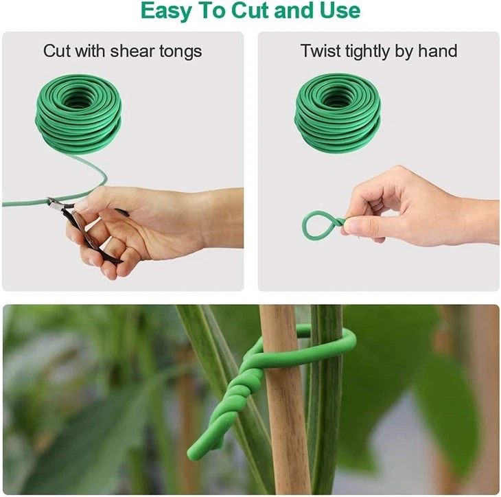 Garden Ties TPR Flexible Durable Heavy Duty Twist Wire